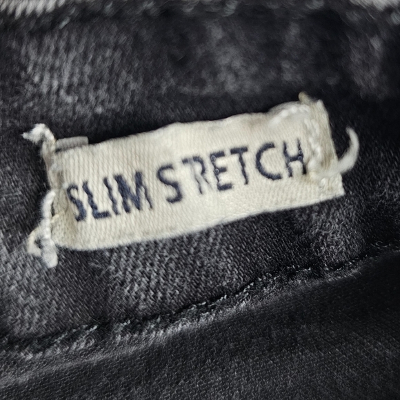 Hudson & Barrow Mens 36×32 Slim Stretch Black Distressed Jeans - Picture 11 of 12